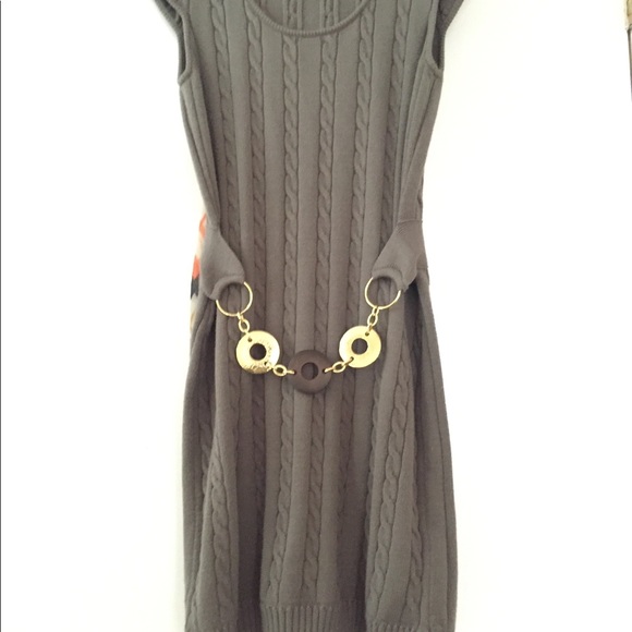 Milly of New York belted sweater dress - Picture 2 of 5